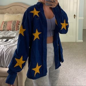 Star Pattern Flannel